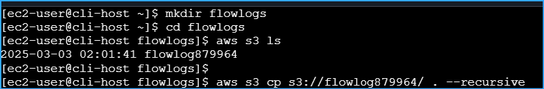 Created flowlog directory