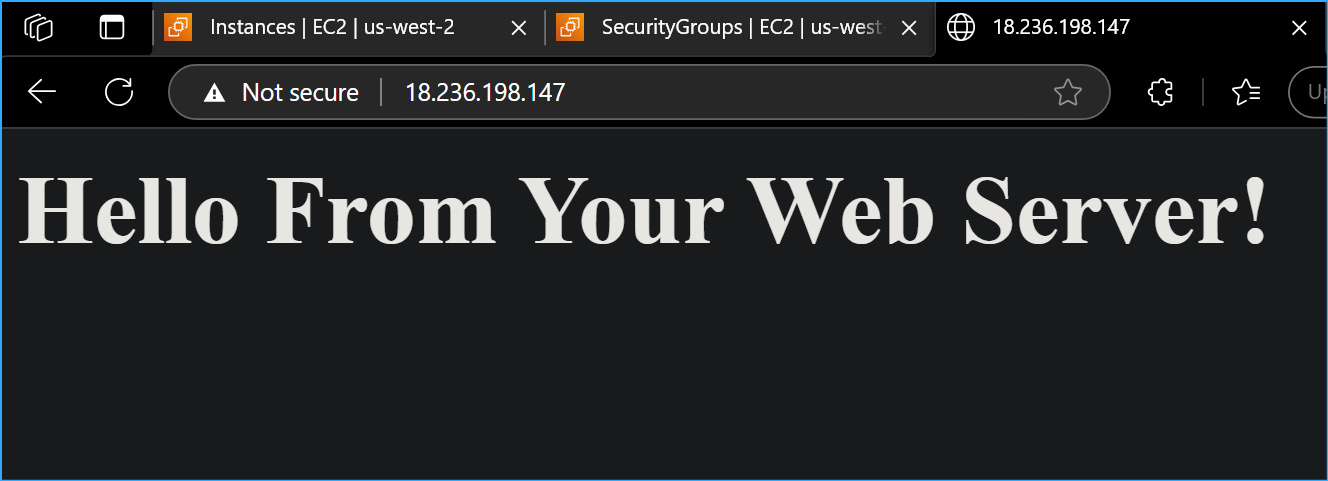 Web server loads now