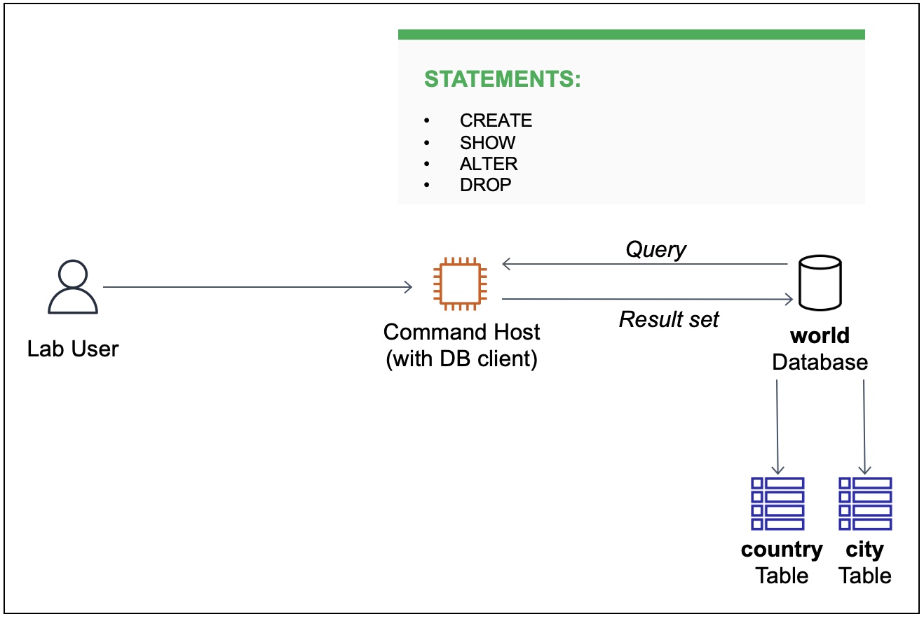 User Creates Database And Tables