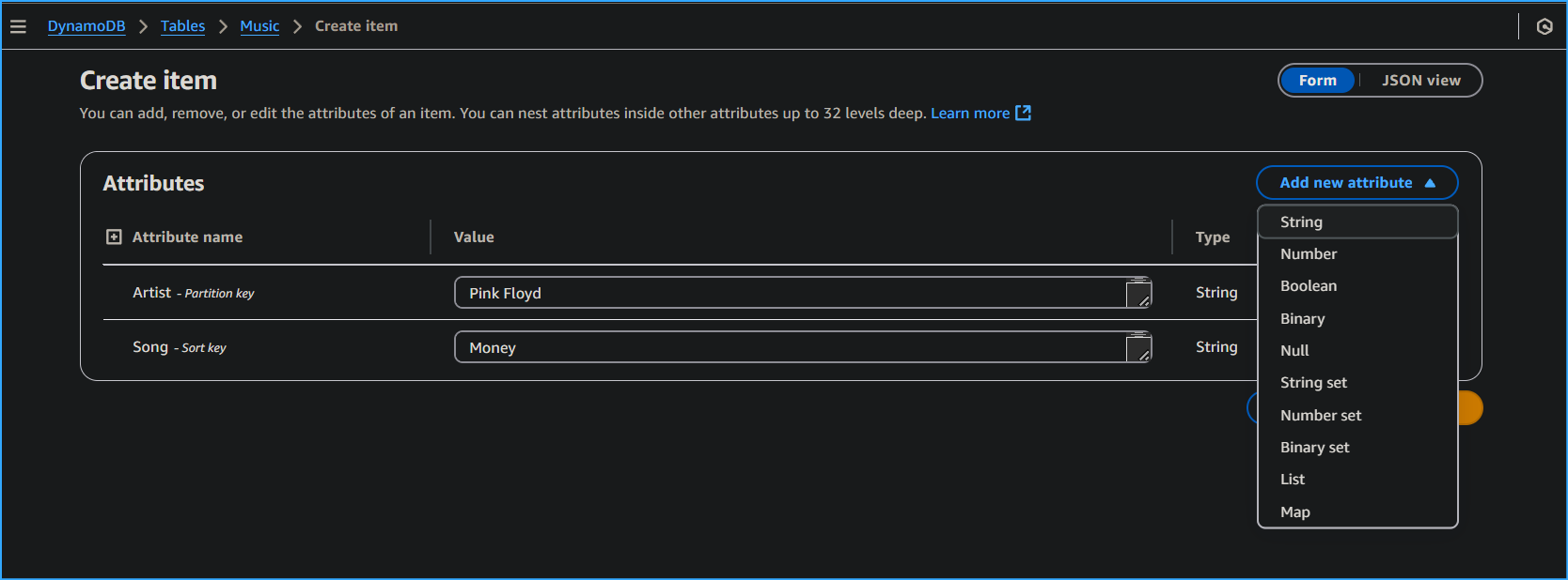 Adding New Attributes