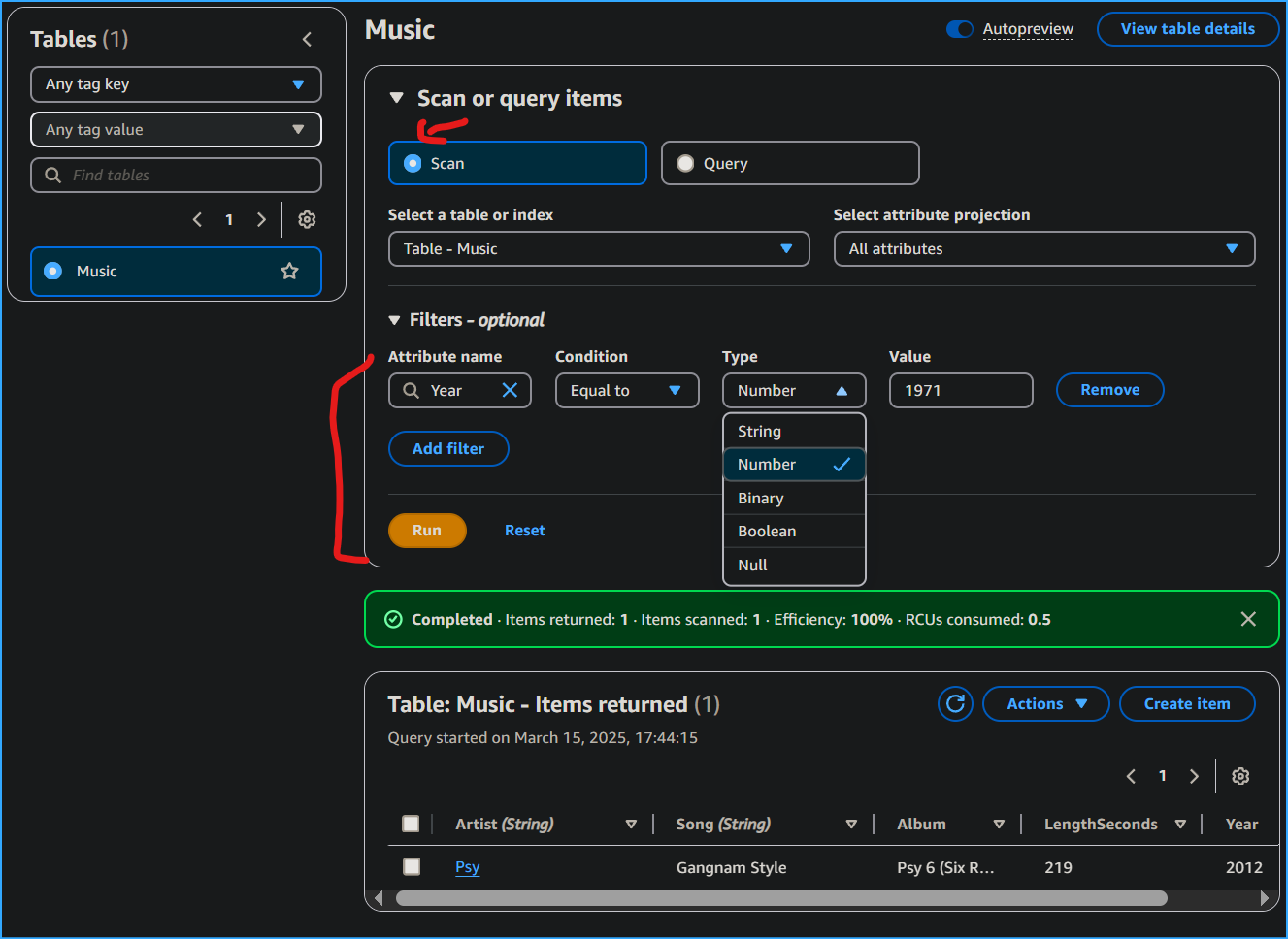 Scan and Expand Filters