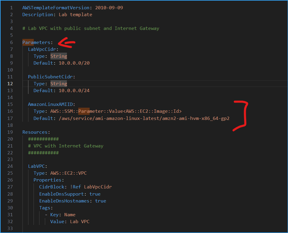 Added to Parameter Section of YAML