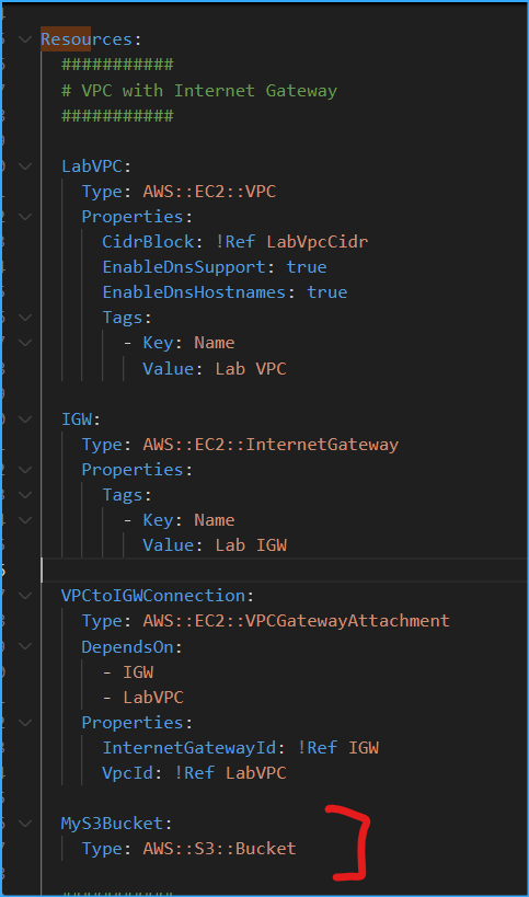 Updated YAML File with These Two Lines of Code Adhering to Format