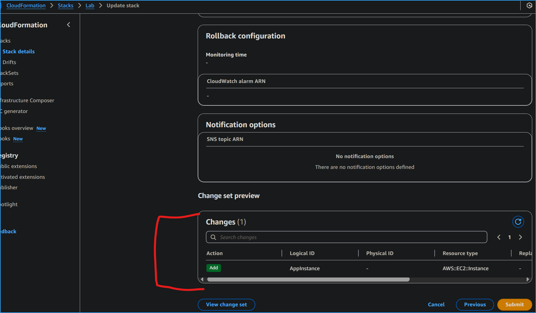 Updating Stack Again