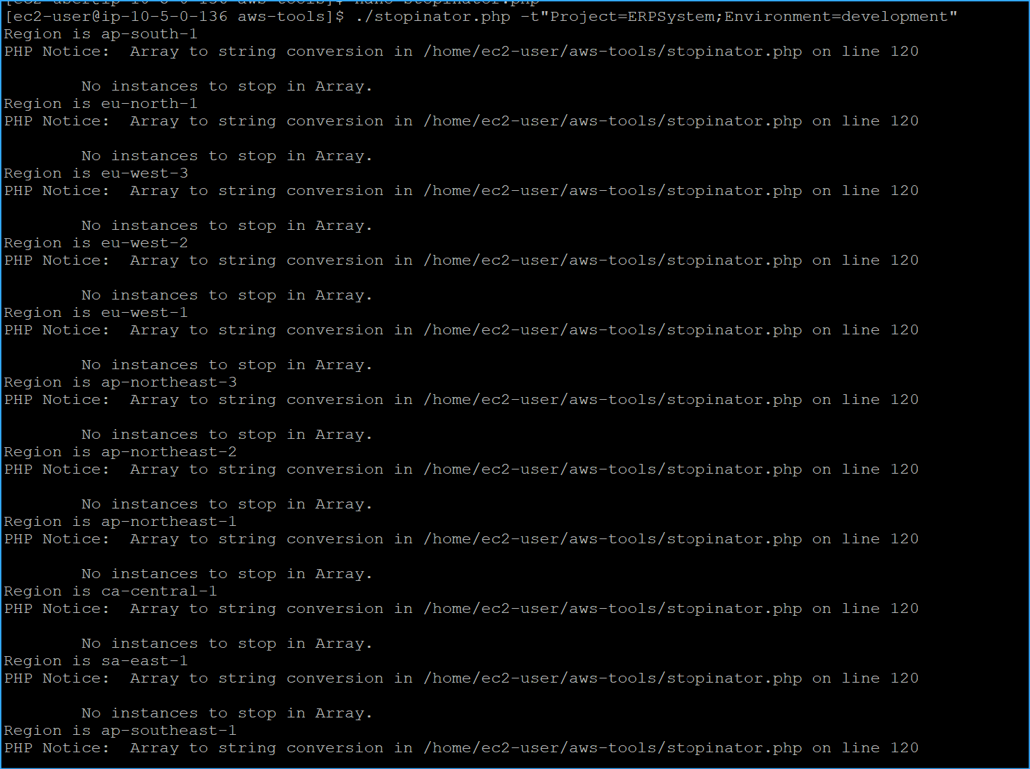 Ran Stopinator Script