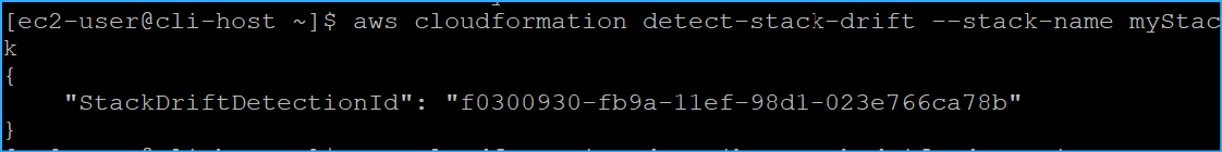 Started drift detection on network