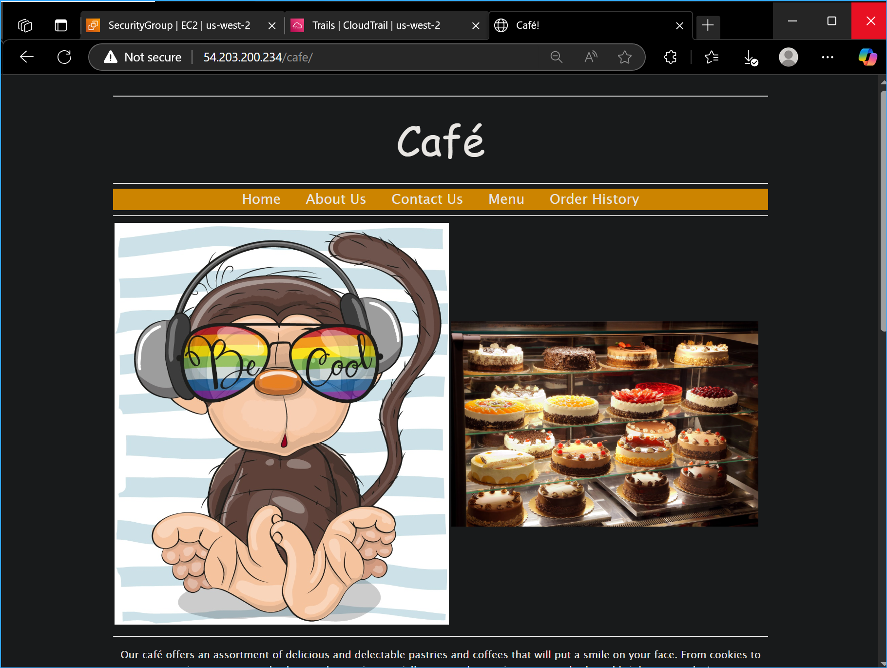 After refreshing webpage a few times incorrect image appears