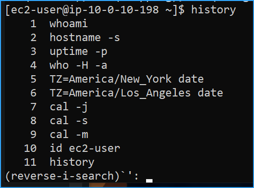 History Then Ctrl+R While Typing Characters Related to Past Commands Then They Autocomplete
