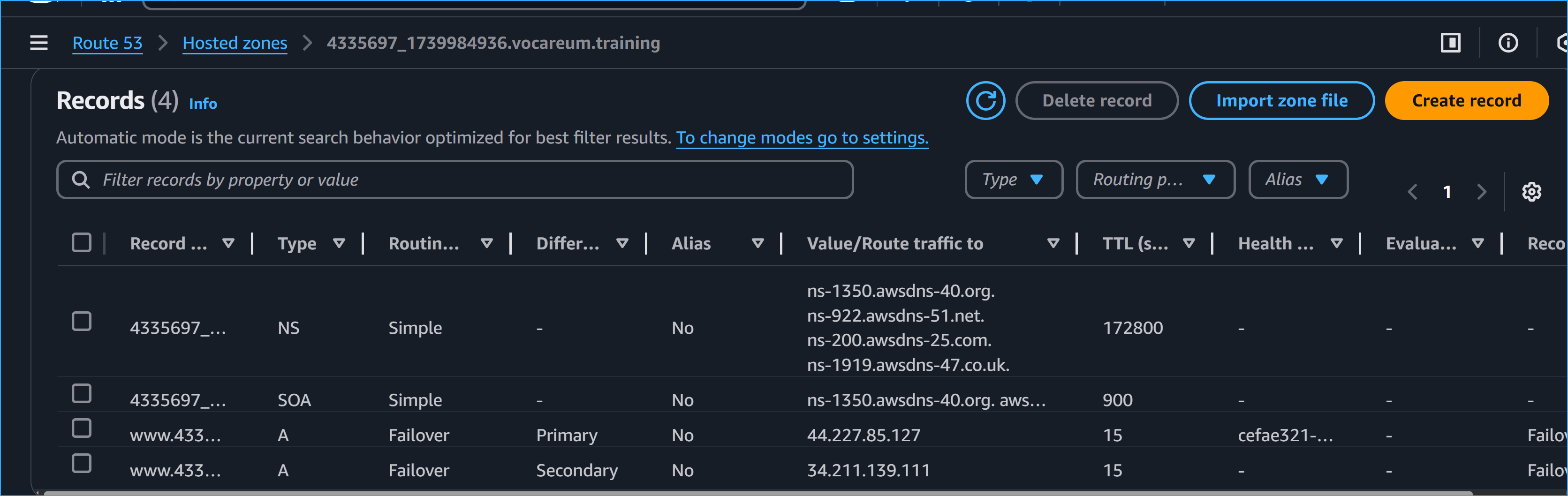 Created Record Types