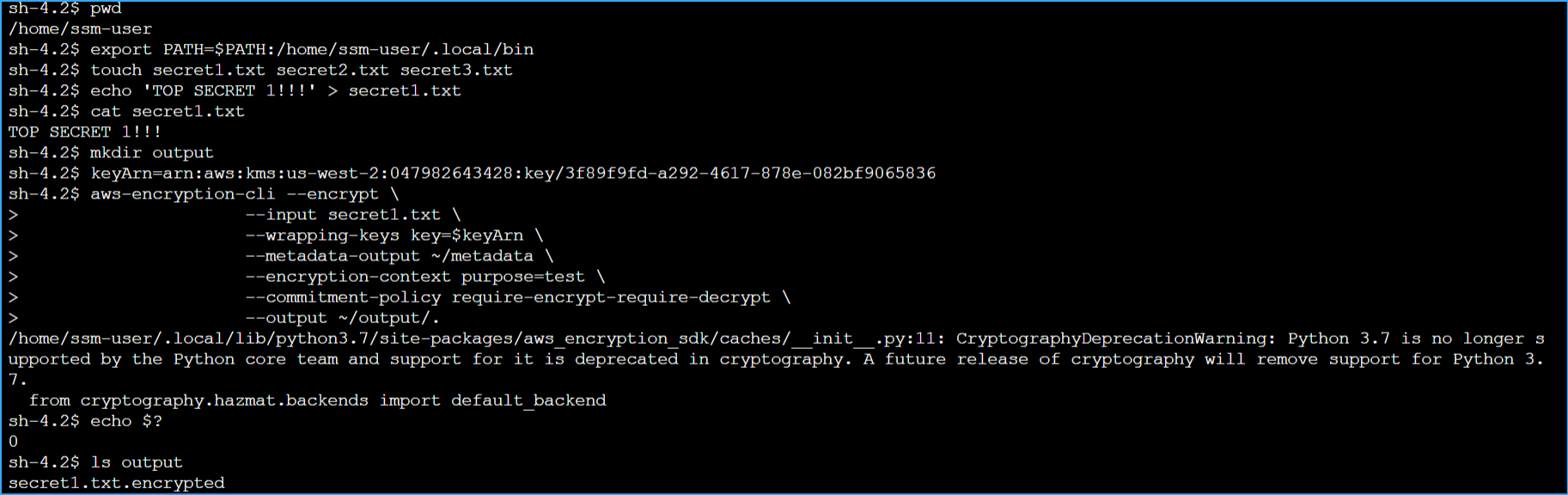 Exported SDK to Path Created Files Made Dir Setting Variables