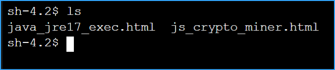Confirmed Installed Malware