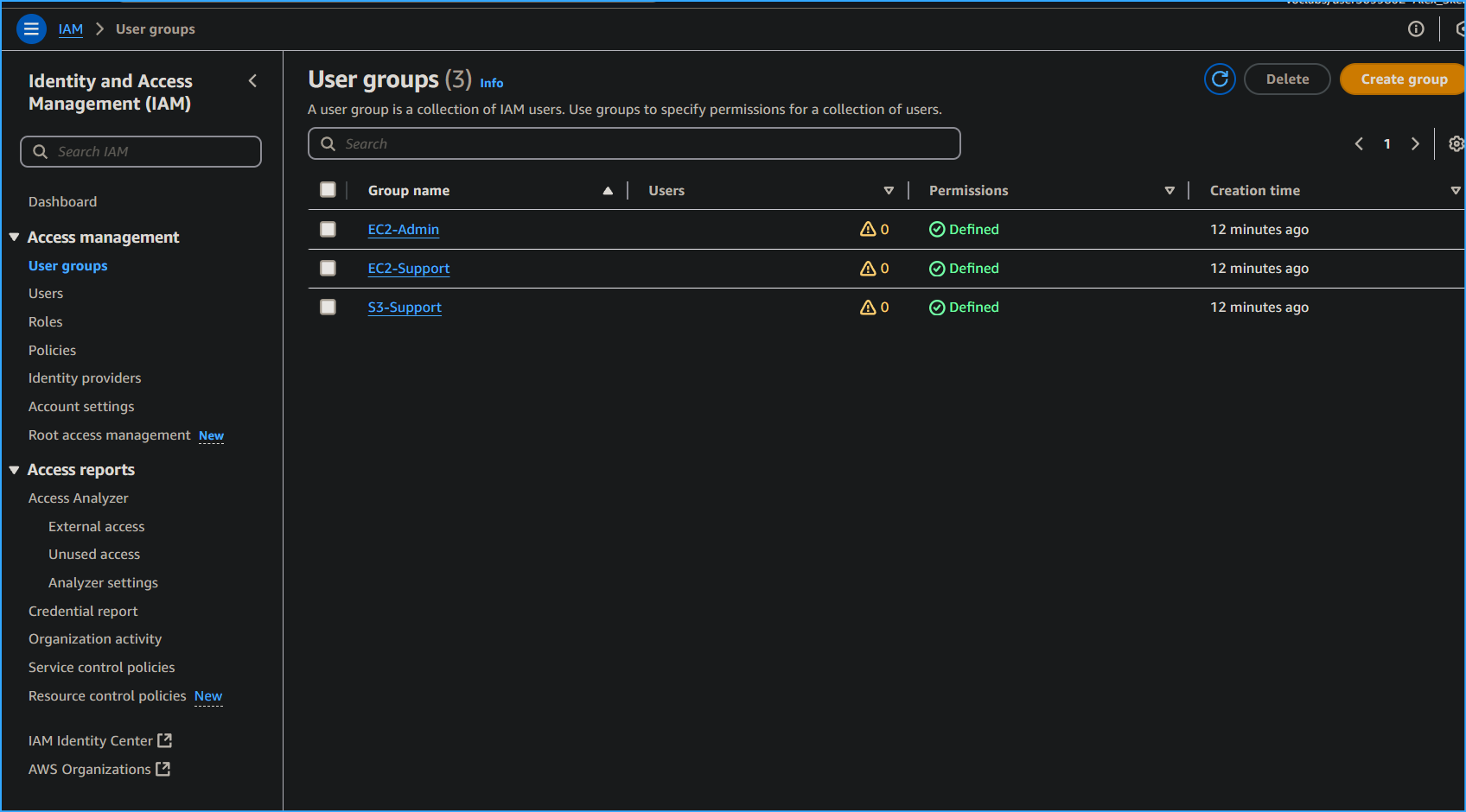 There Are Three User Groups