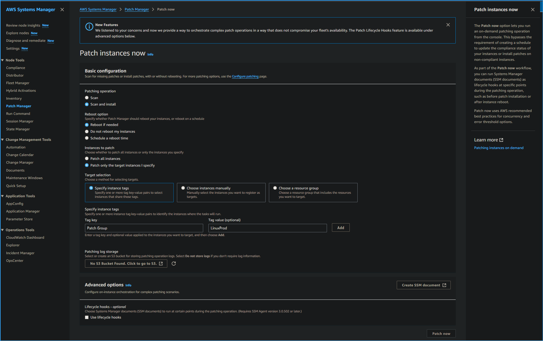 Configuring Patch Specs