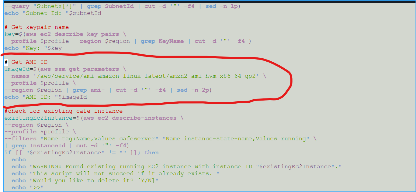 Initial Get AMI Retrieval Script
